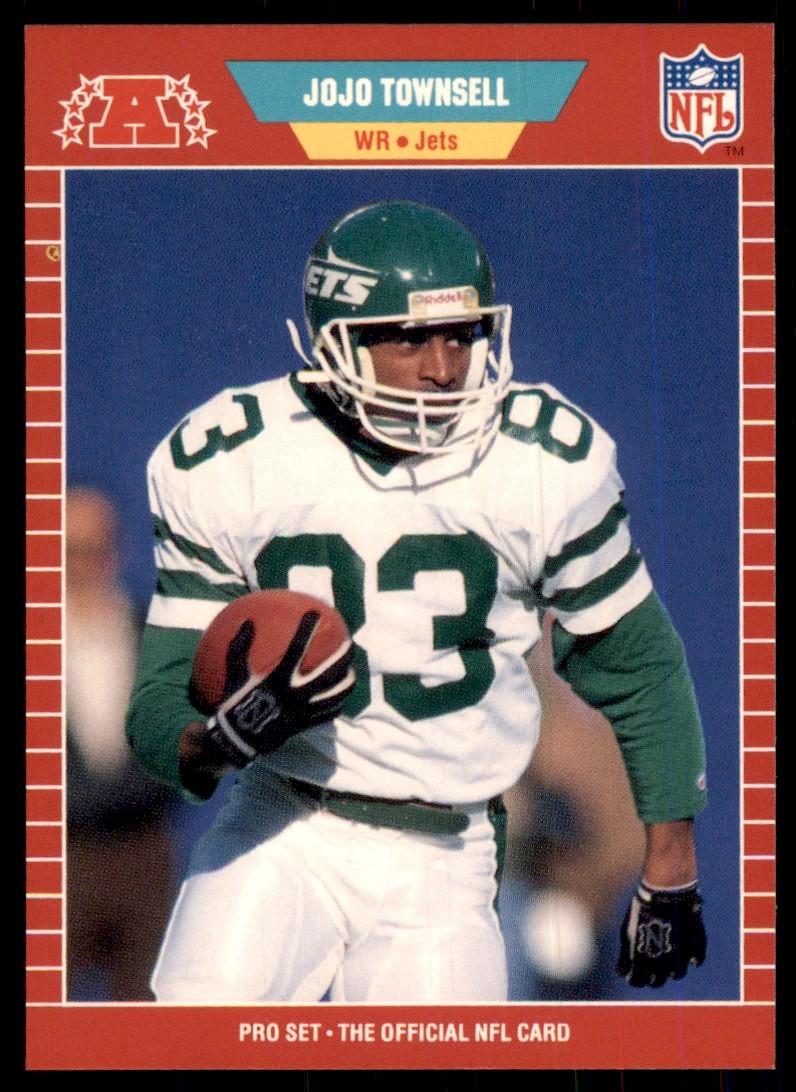 1989 Pro Set Jo Jo Townsell Football Cards #309