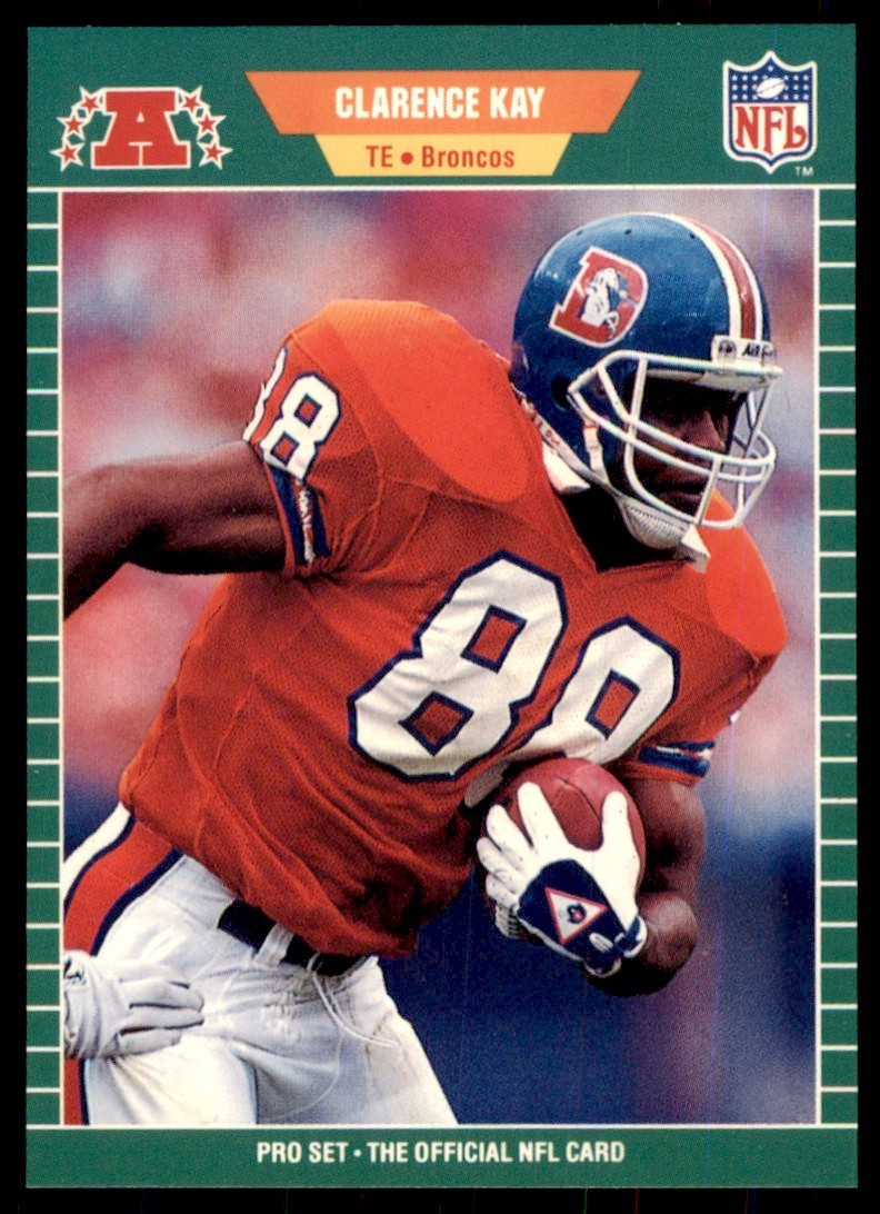 1989 Pro Set Clarence Kay Football Cards #107