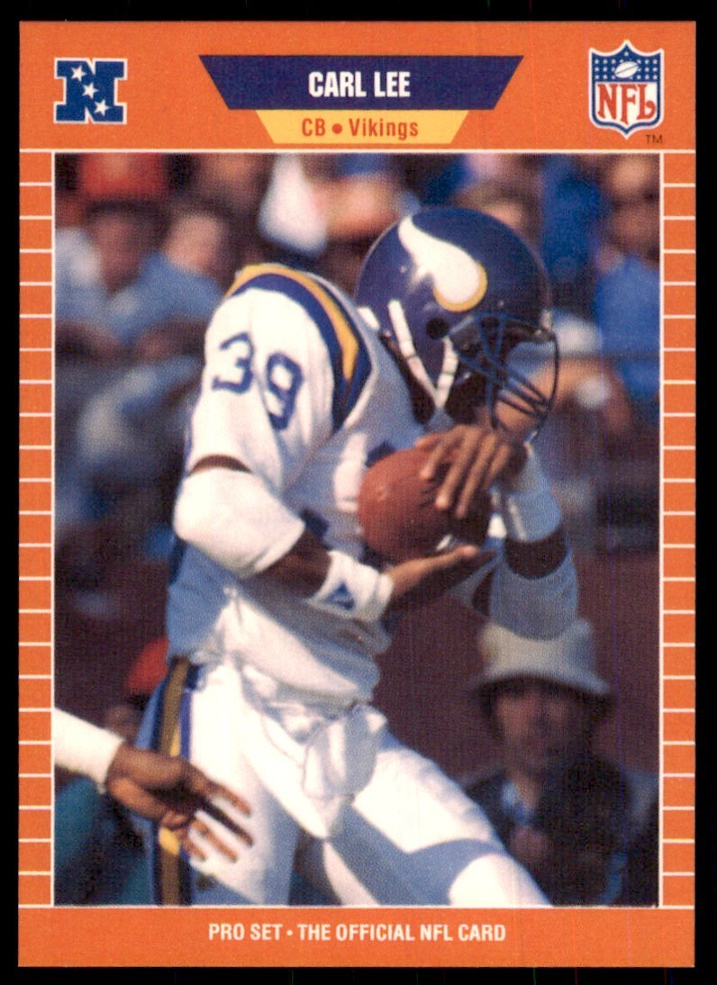 1989 Pro Set Carl Lee Football Cards #233