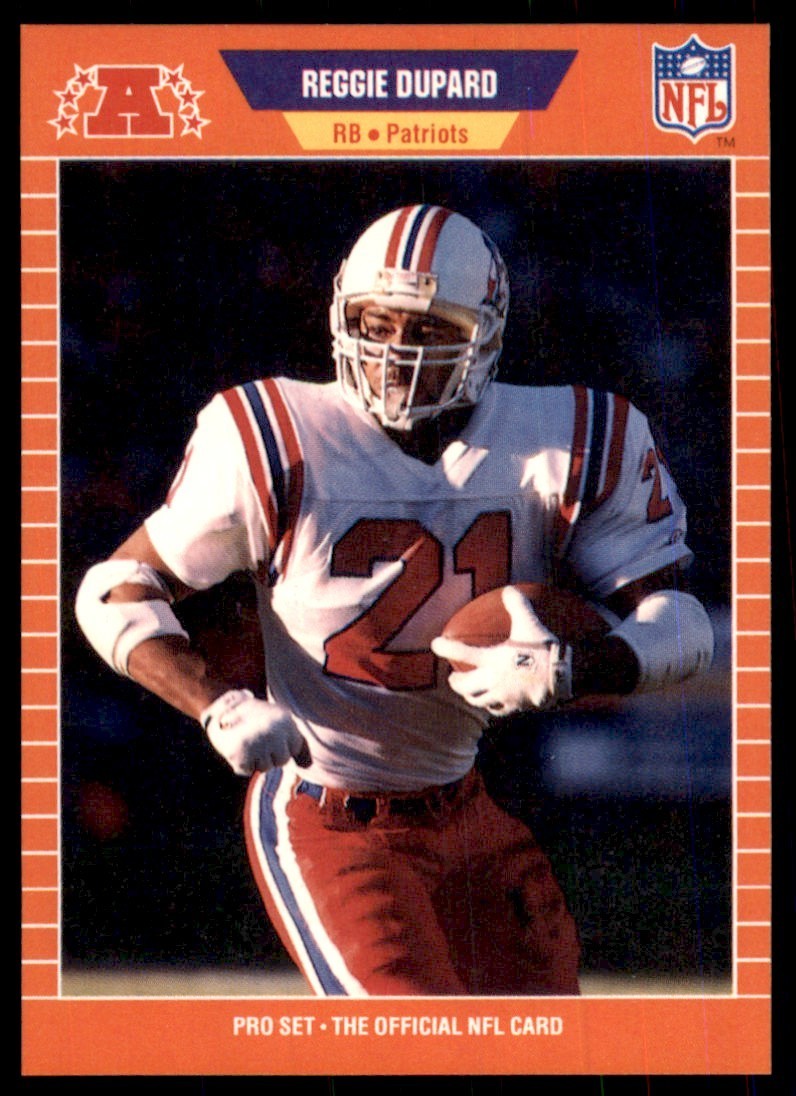 1989 Pro Set Reggie Dupard Football Cards #246
