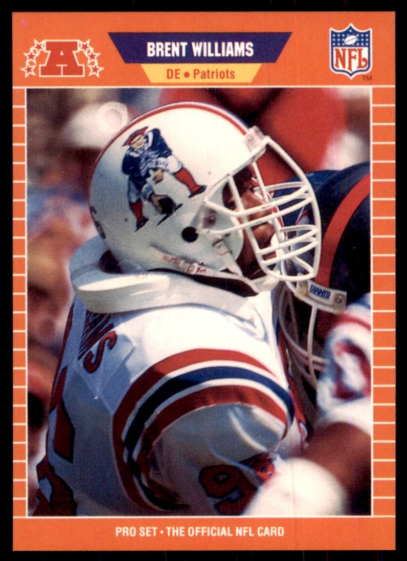 1989 Pro Set Brent Williams Football Cards #250