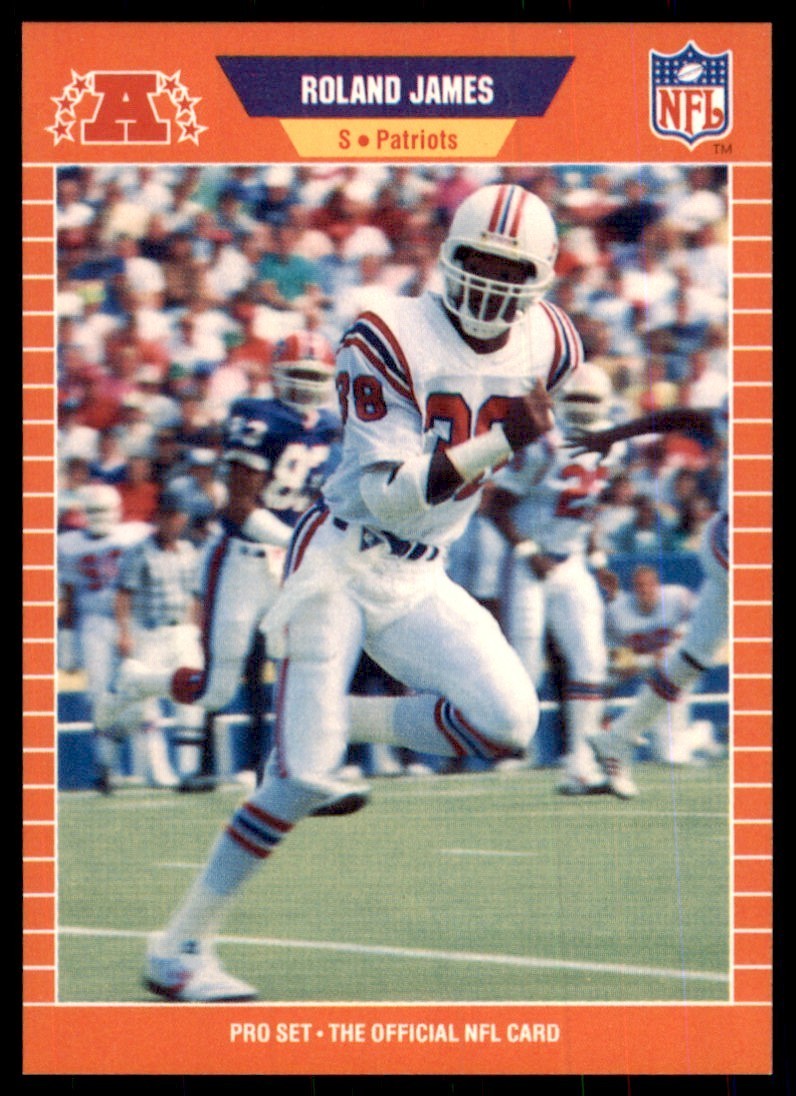 1989 Pro Set Roland James Football Cards #251