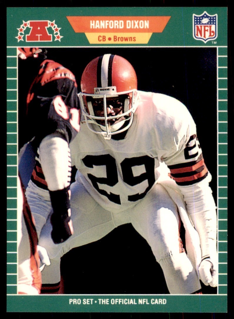1989 Pro Set Hanford Dixon Football Cards #75