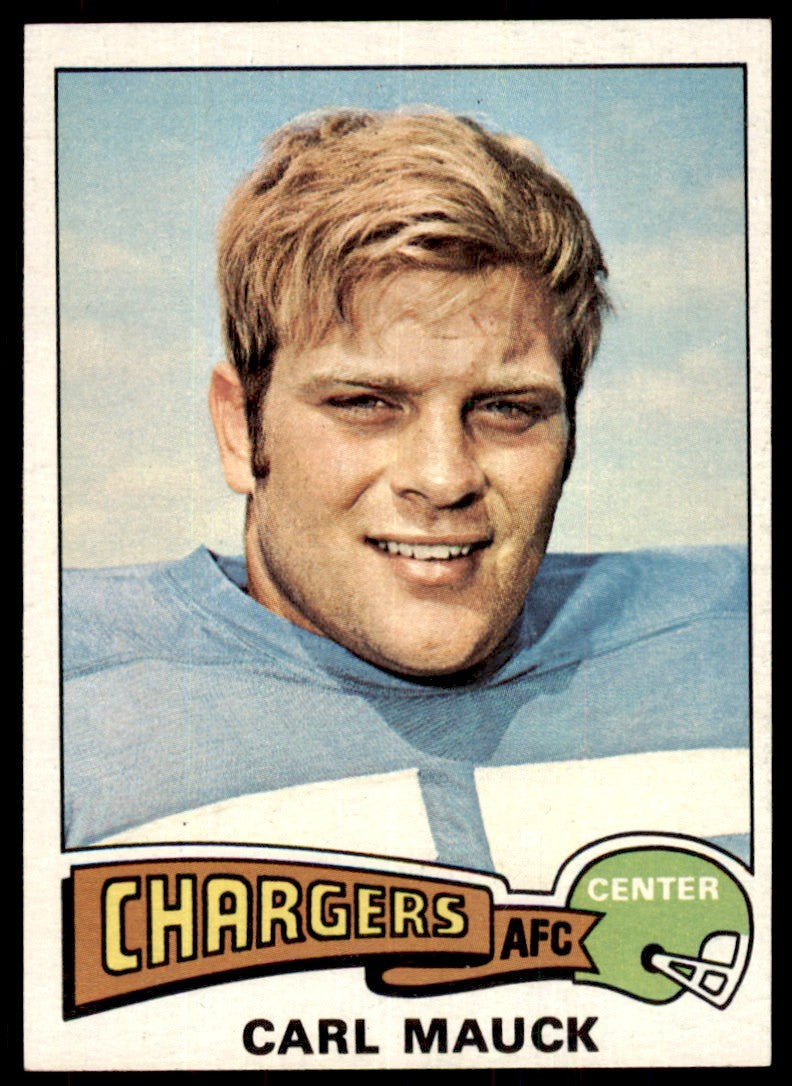 1975 TOPPS* CARL MAUCK SAN DIEGO CHARGERS #96