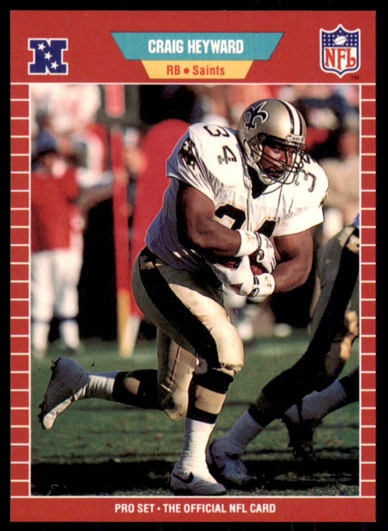 1989 Pro Set Craig Heyward Football Cards #267