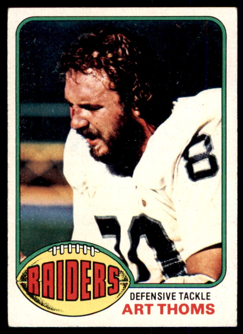 1976 TOPPS ART THOMS OAKLAND RAIDERS #511