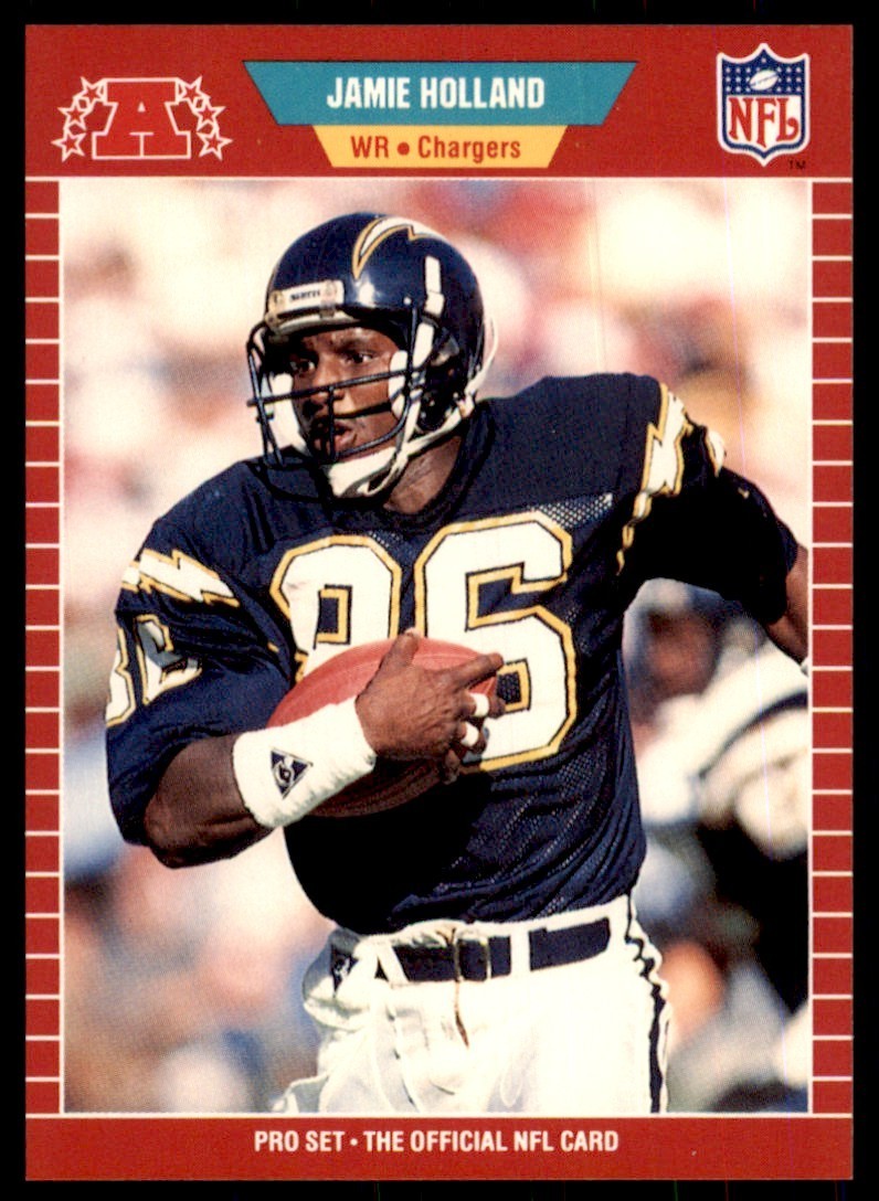1989 Pro Set Jamie Holland Football Cards #366