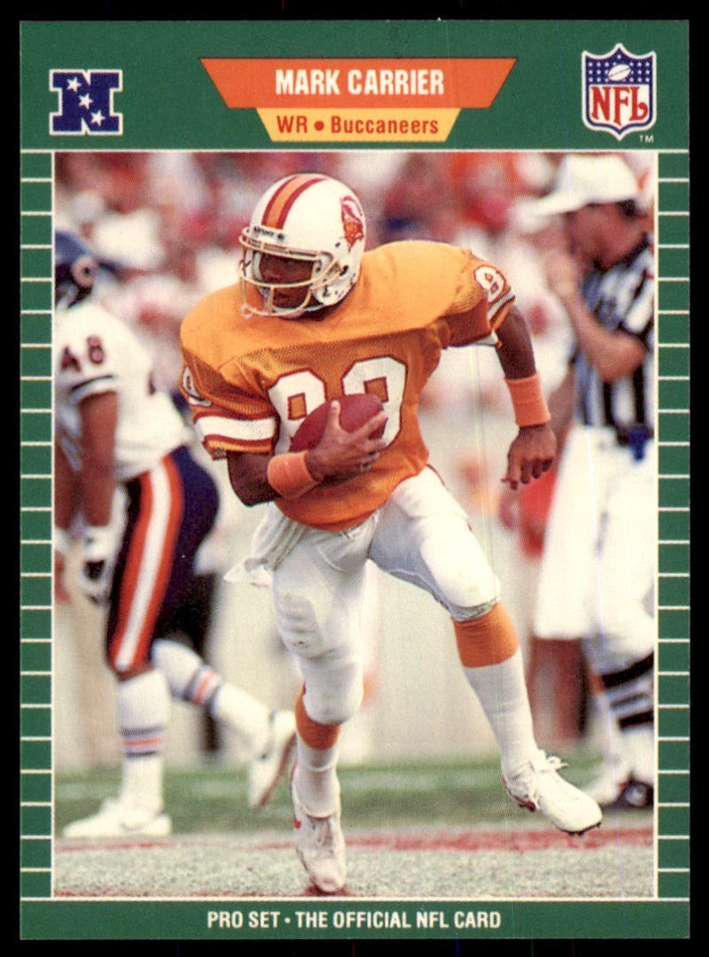 1989 Pro Set Mark Carrier Football Cards #409