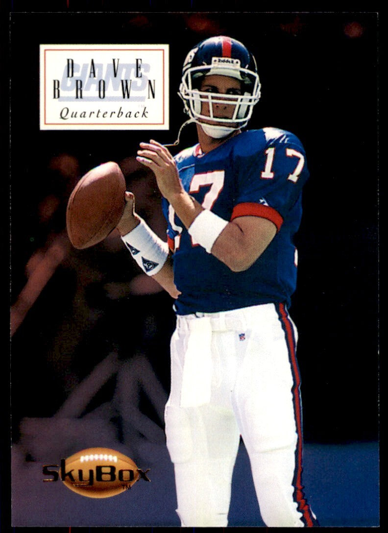1994 Skybox. Dave Brown New York Giants #112