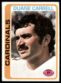 1978 TOPPS DUANE CARRELL ST. LOUIS CARDINALS #324