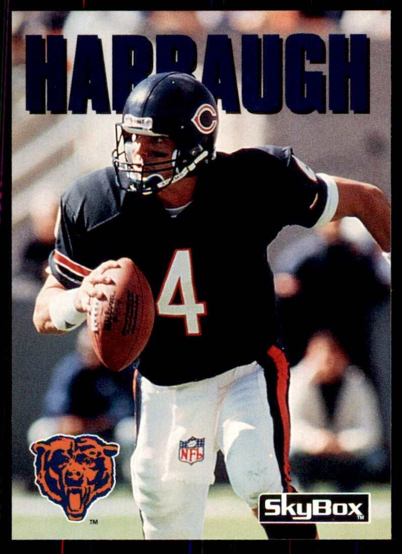 1992 SkyBox Jim Harbaugh Chicago Bears #206