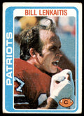 1978 TOPPS BILL LENKAITIS NEW ENGLAND PATRIOTS #262