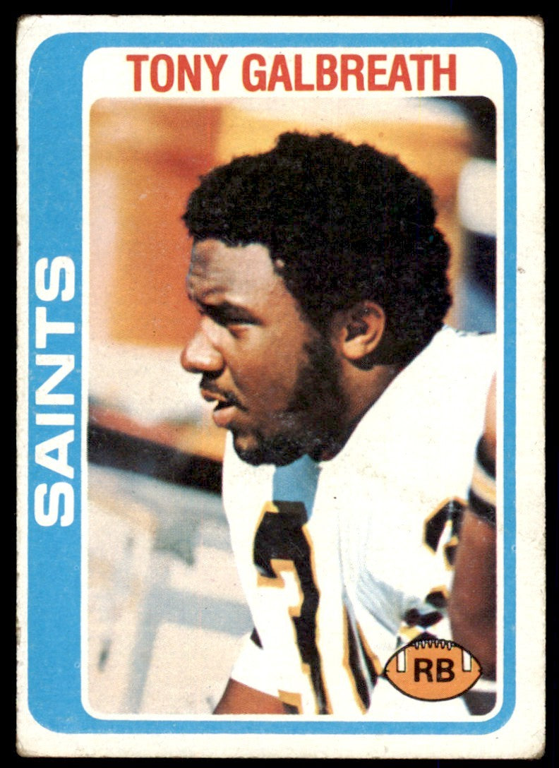 1978 TOPPS* TONY GALBREATH NEW ORLEANS SAINTS #408