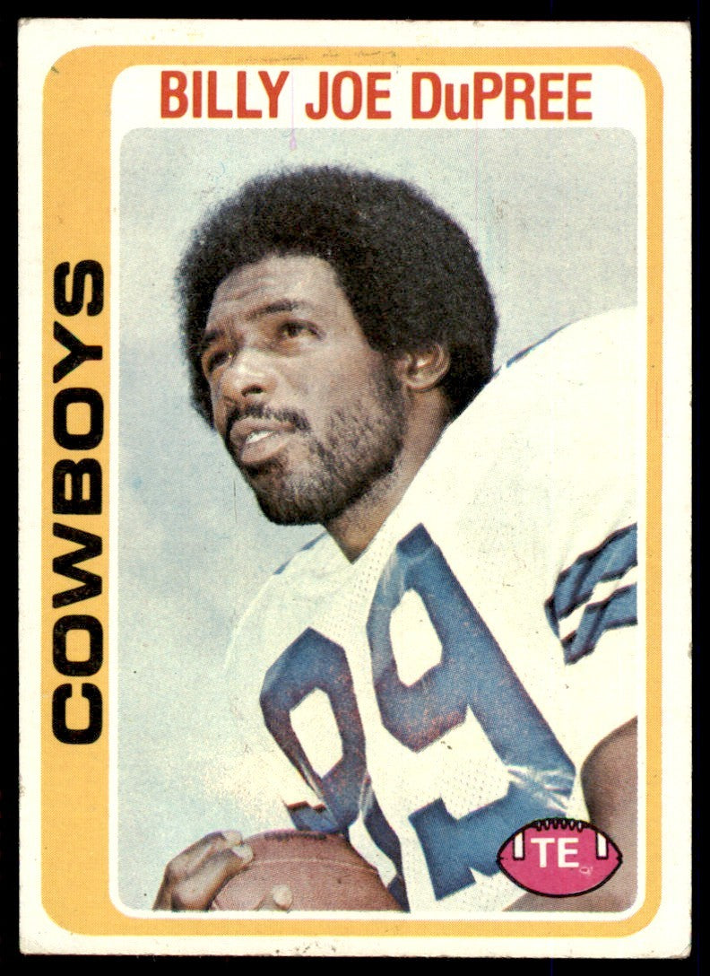 1978 TOPPS BILLY JOE DUPREE DALLAS COWBOYS #470