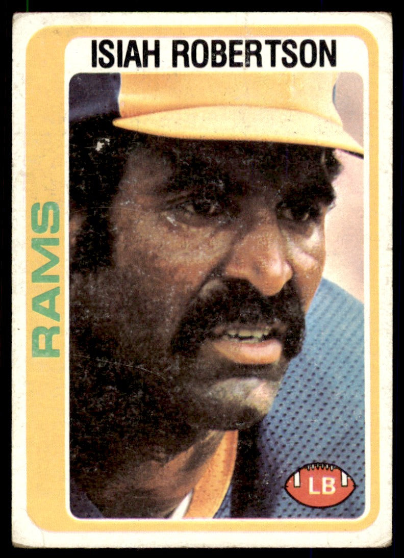 1978 TOPPS ISIAH ROBERTSON LOS ANGELES RAMS #130