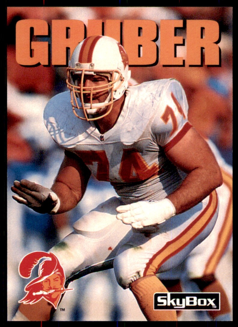 1992 SkyBox Paul Gruber Tampa Bay Buccaneers #69
