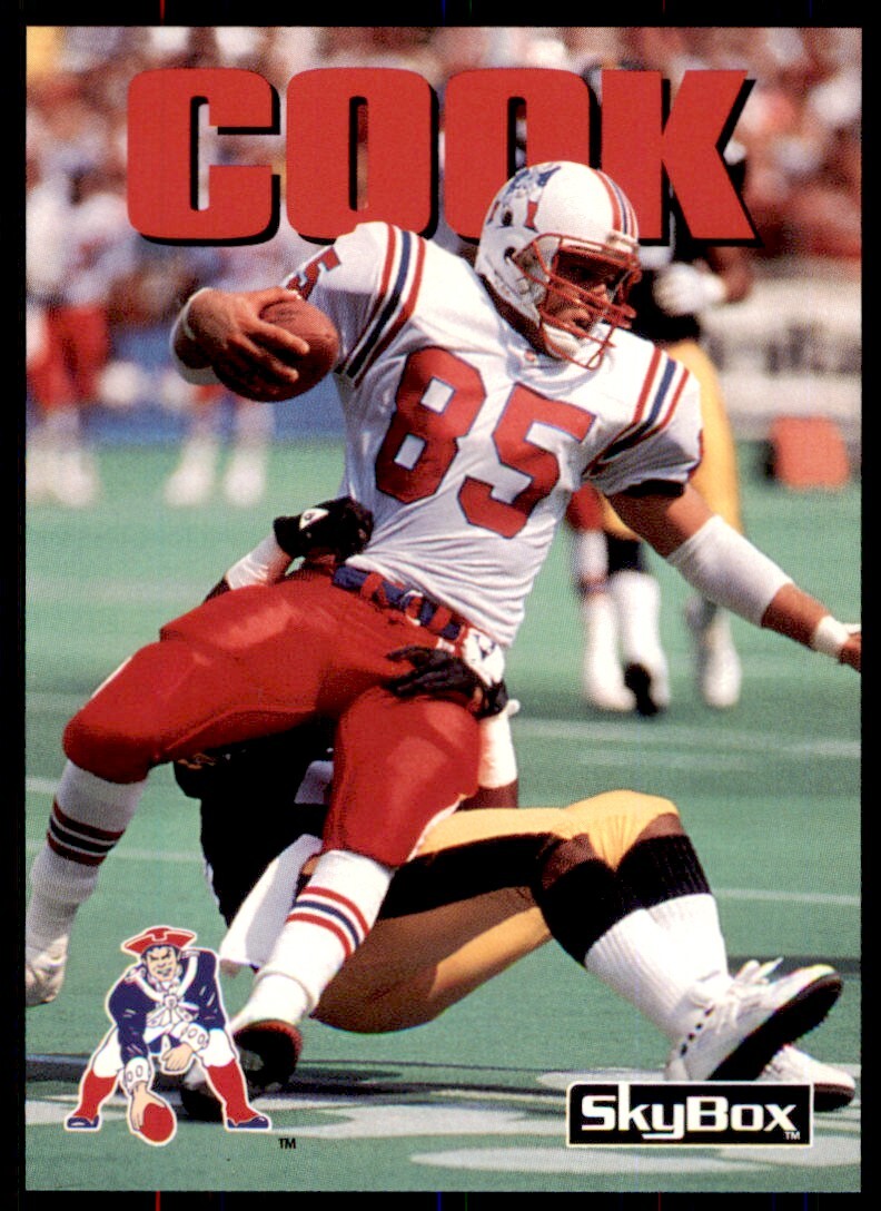 1992 SkyBox Marv Cook New England Patriots #145