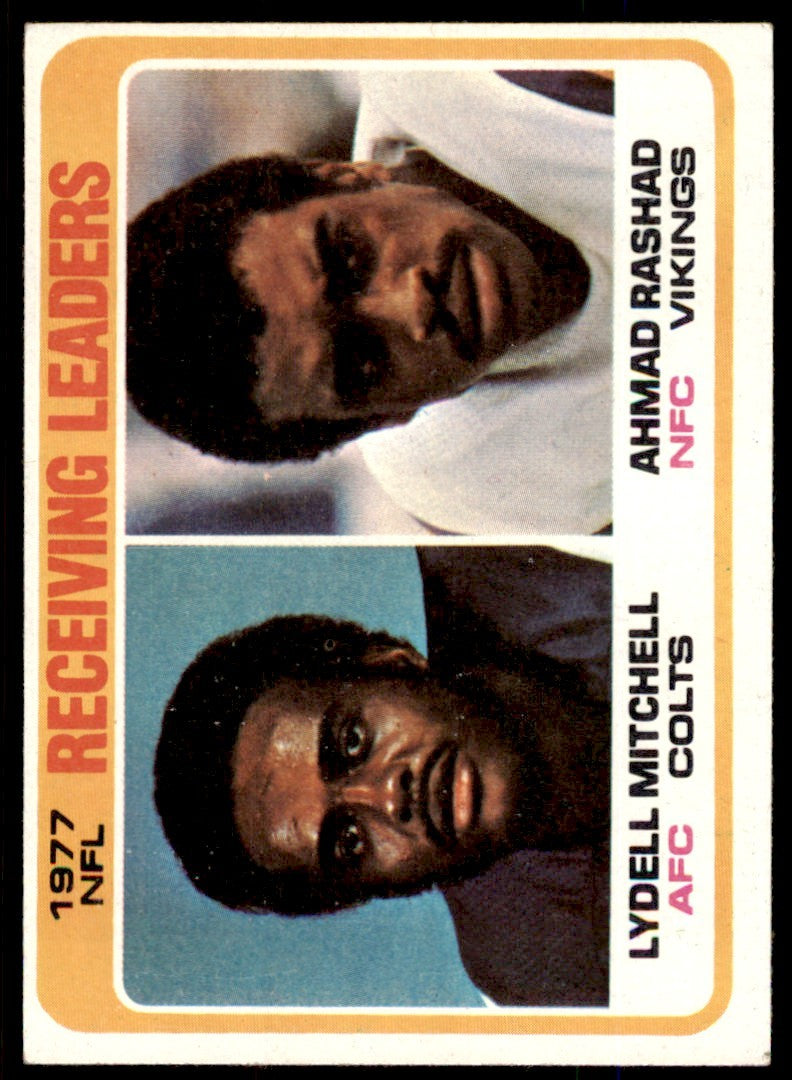 1978 TOPPS LYDELL MITCHELL/AHMAD RASHAD BALTIMORE COLTS/MINNESOTA VIKINGS #332