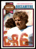 1979 TOPPS JIM O'BRADOVICH TAMPA BAY BUCCANEERS #223