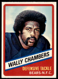 1976 Topps Wonder Bread Wally Chambers . Chicago Bears #15