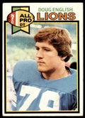 1979 TOPPS DOUG ENGLISH DETROIT LIONS #344