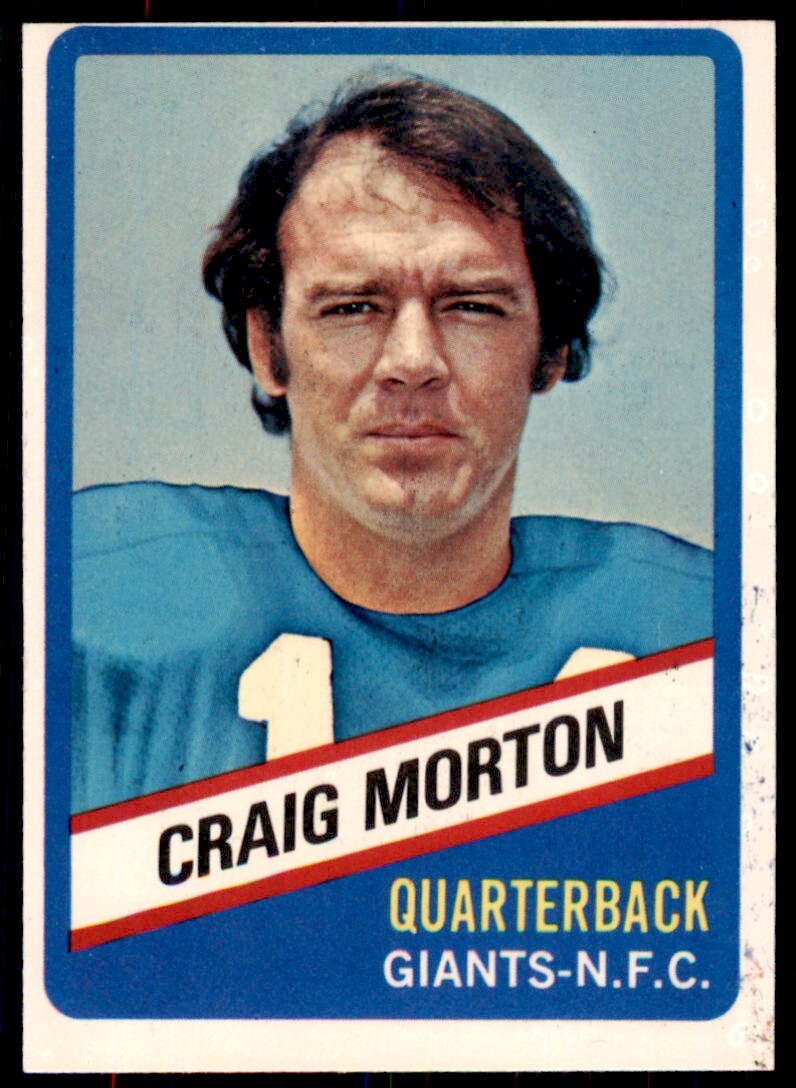 1976 Wonder Bread. Craig Morton . New York Giants #1