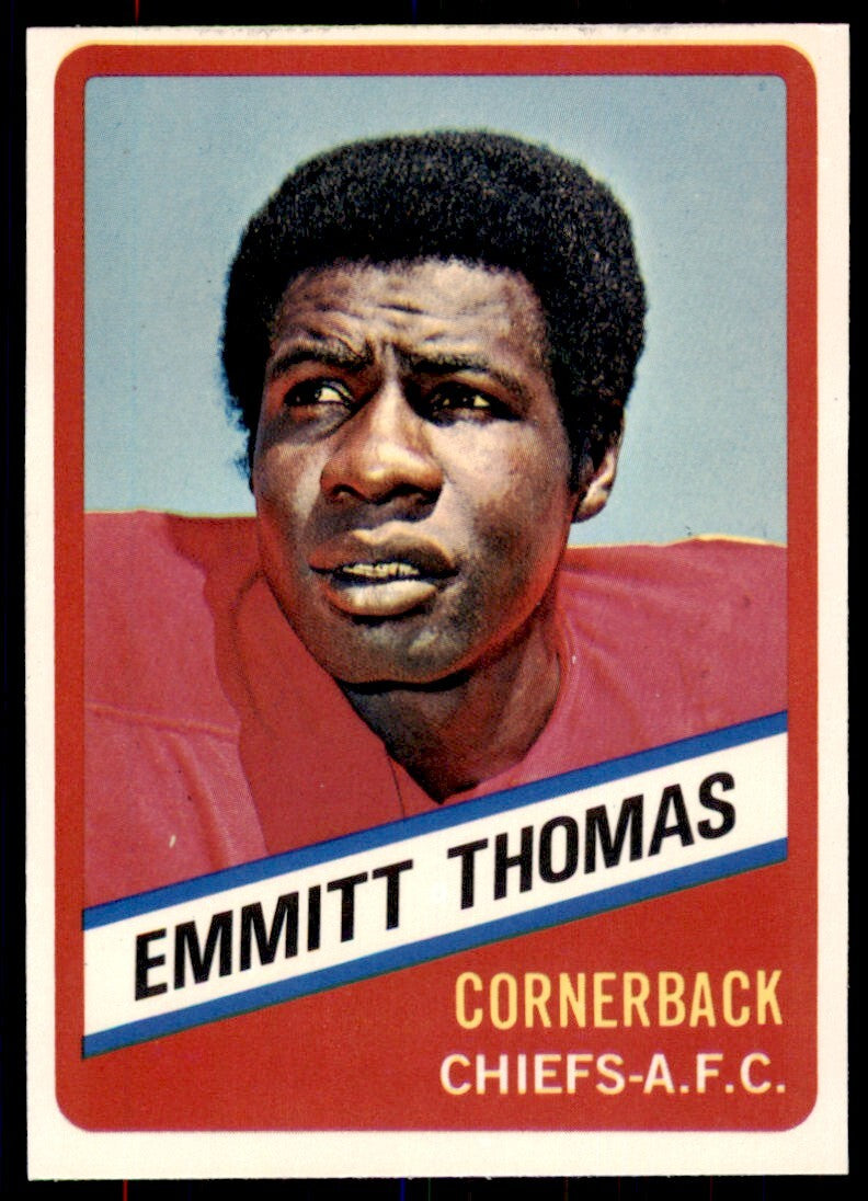 1976 Topps Wonder Bread. Emmitt Thomas . Kansas City Chiefs #22