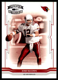 2005 DONRUSS THROWBACK THREADS JOSH MCCOWN ARIZONA CARDINALS #3