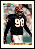 1992 BOWMAN* DAVID GRANT CINCINNATI BENGALS #421