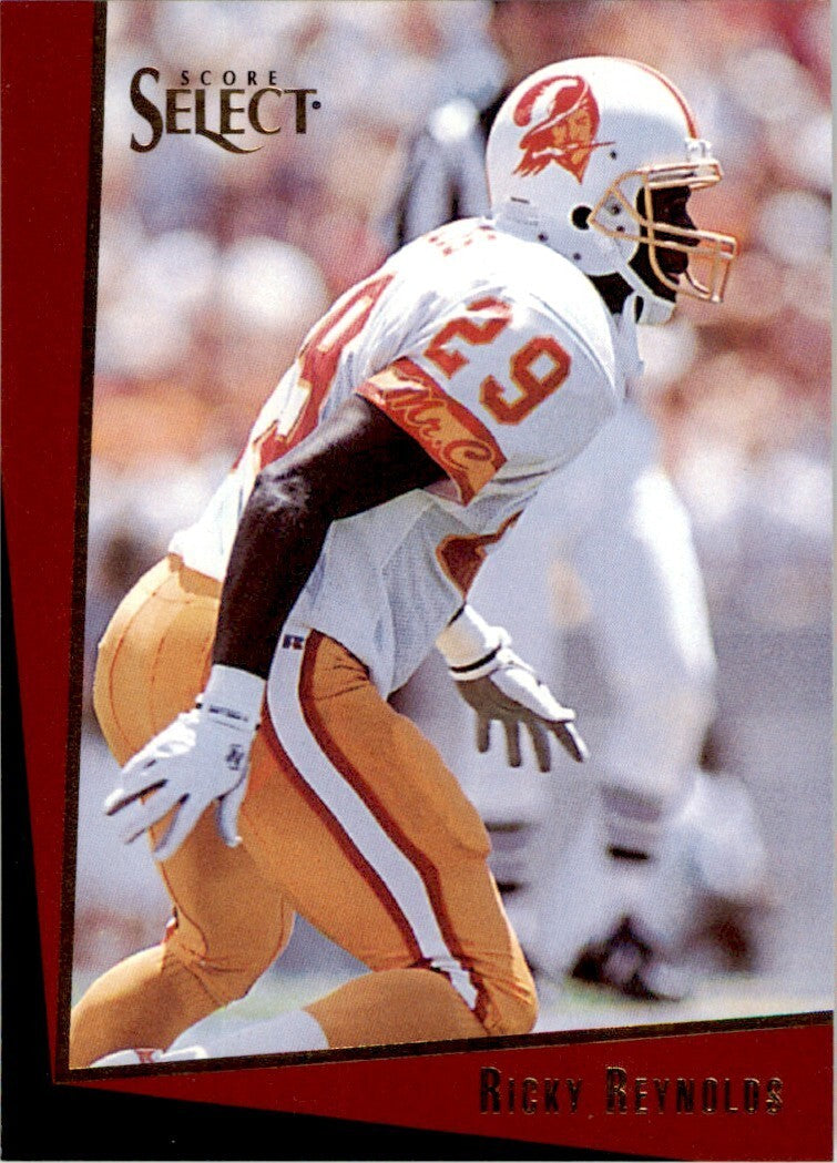 1993 SCORE SELECT RICKY REYNOLDS TAMPA BAY BUCCANEERS #124