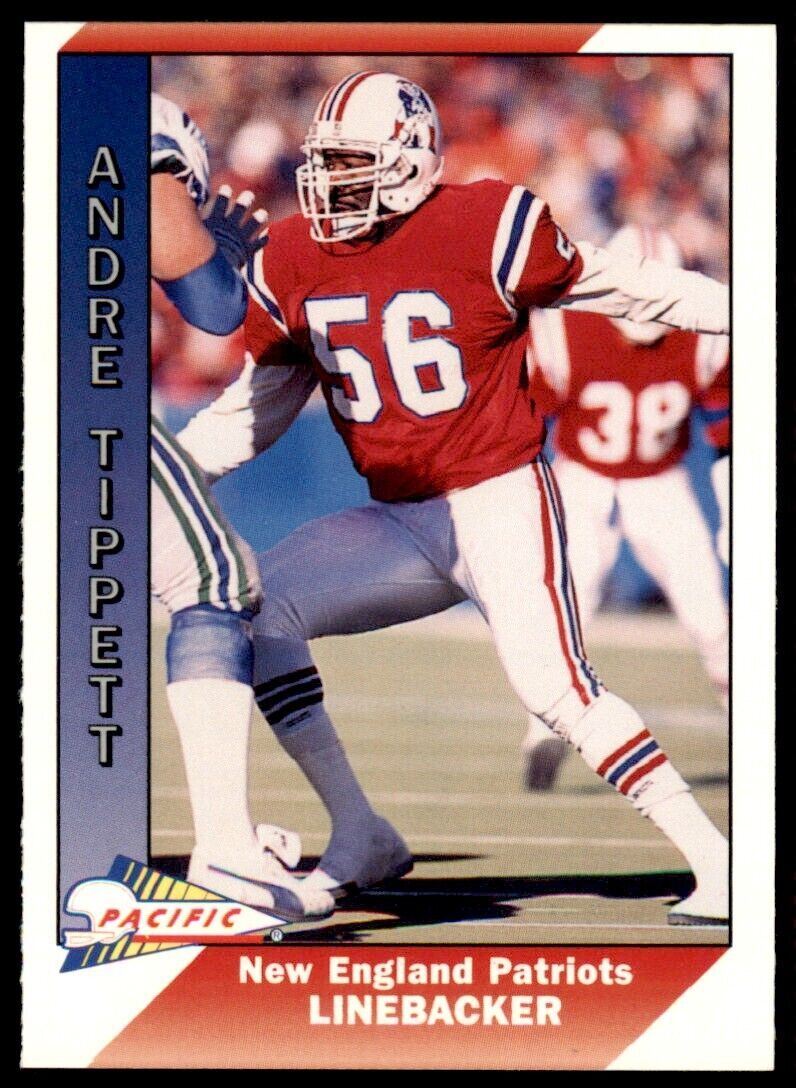 1991 Pacific. Andre Tippett New England Patriots #315