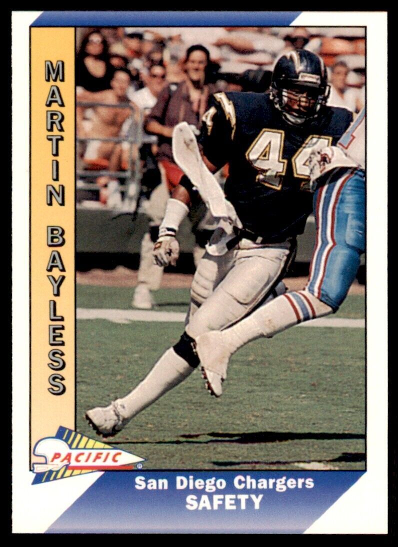 1991 Pacific. Martin Bayless San Diego Chargers #437