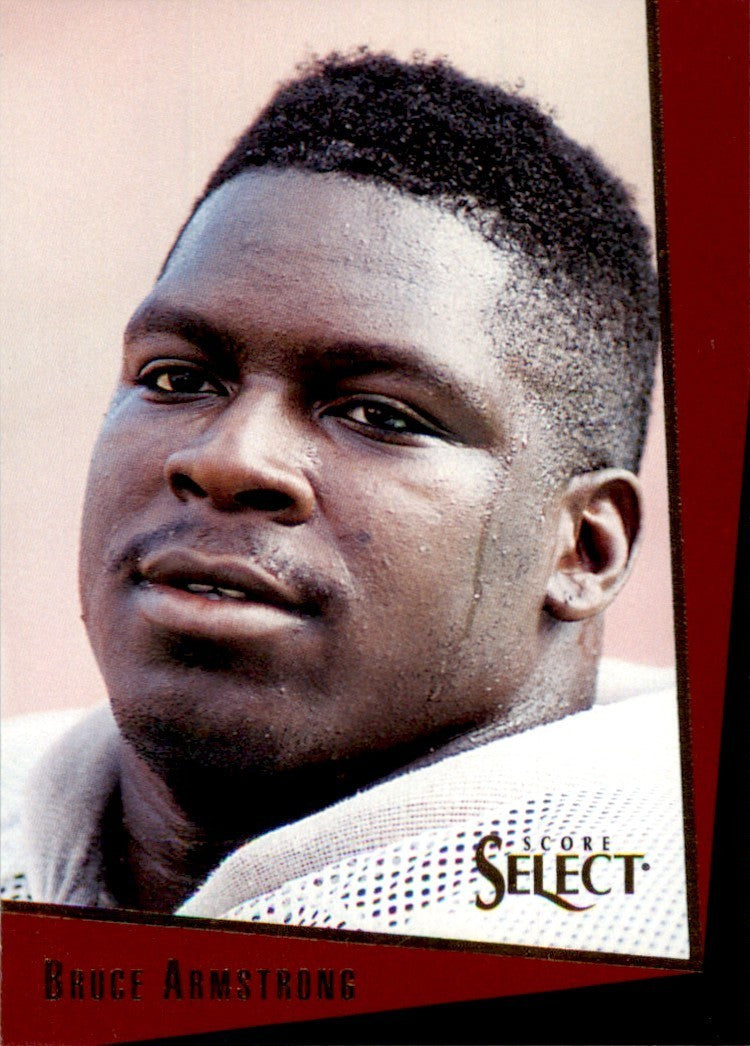 1993 SCORE SELECT BRUCE ARMSTRONG NEW ENGLAND PATRIOTS #164