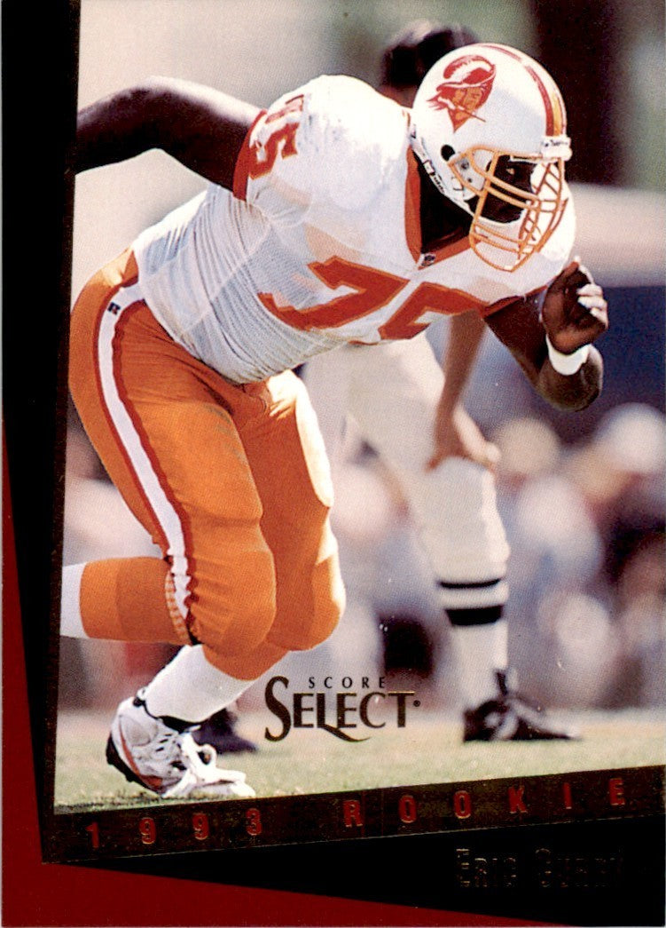 1993 SCORE SELECT ERIC CURRY ROOKIE TAMPA BAY BUCCANEERS #173