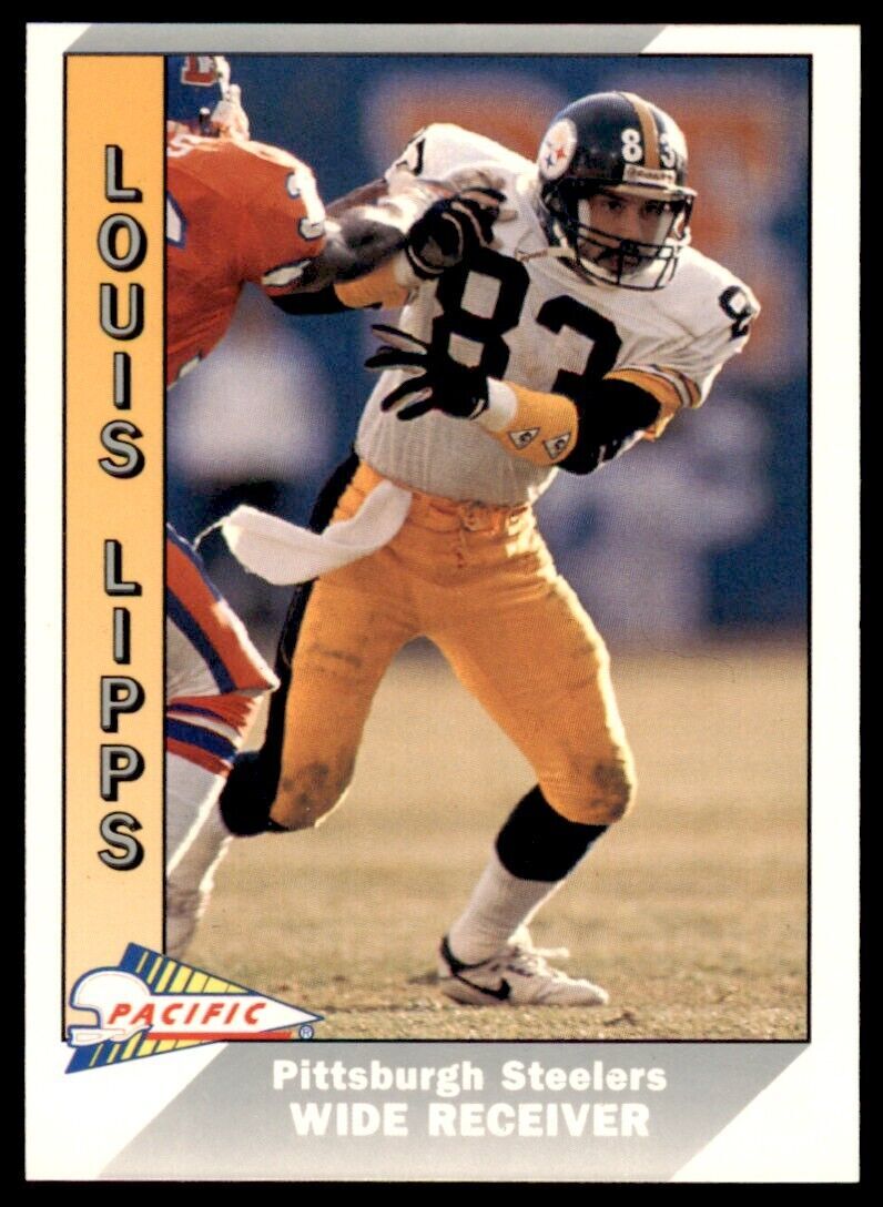 1991 Pacific. Louis Lipps Pittsburgh Steelers #427
