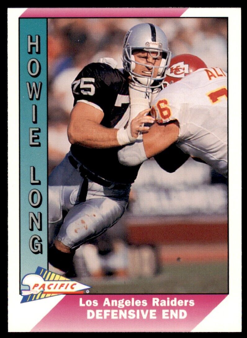 1991 Pacific. Howie Long Los Angeles Raiders #235