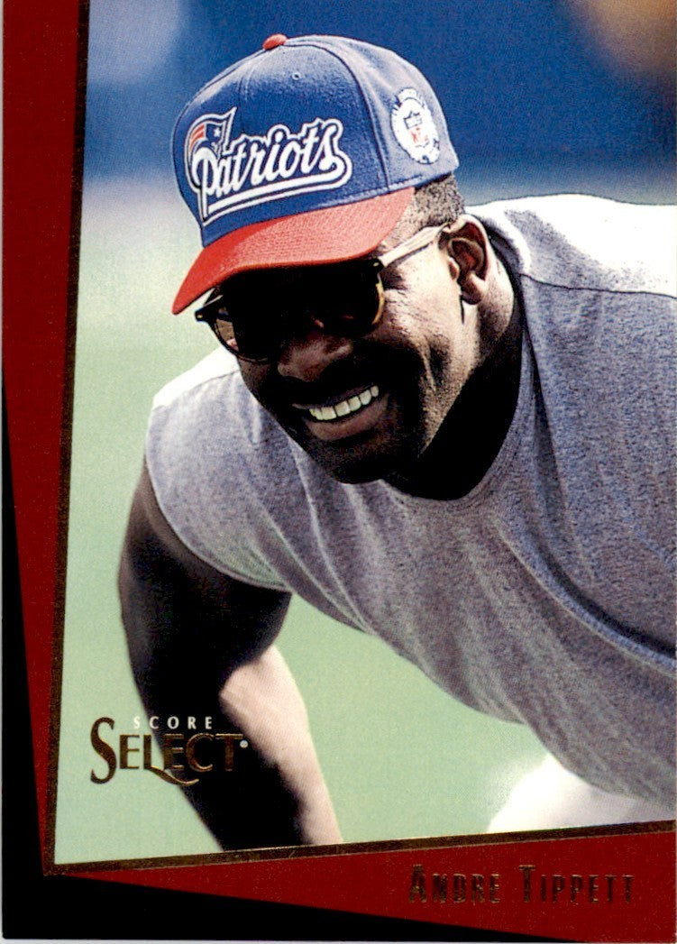 1993 SCORE SELECT ANDRE TIPPETT NEW ENGLAND PATRIOTS #112