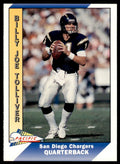 1991 Pacific. Billy Joe Tolliver . San Diego Chargers #453