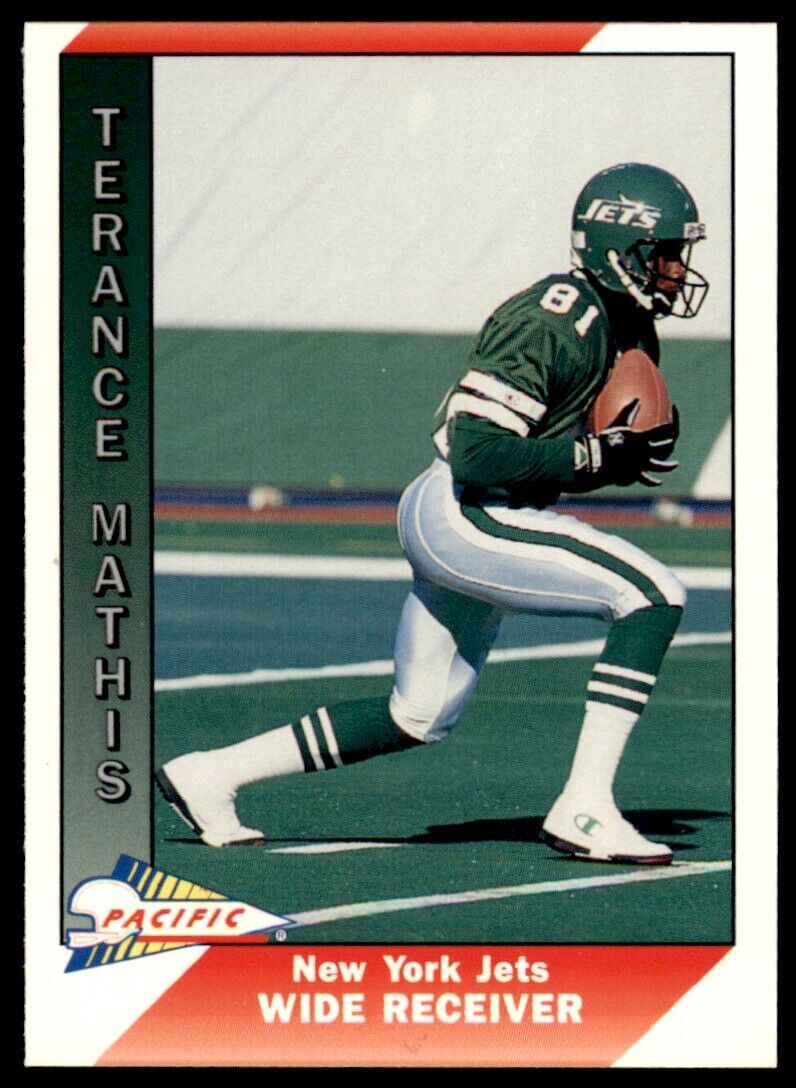 1991 Pacific. Terance Mathis . New York Jets #370