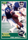 1989 SCORE TERRY KINARD NEW YORK GIANTS #237