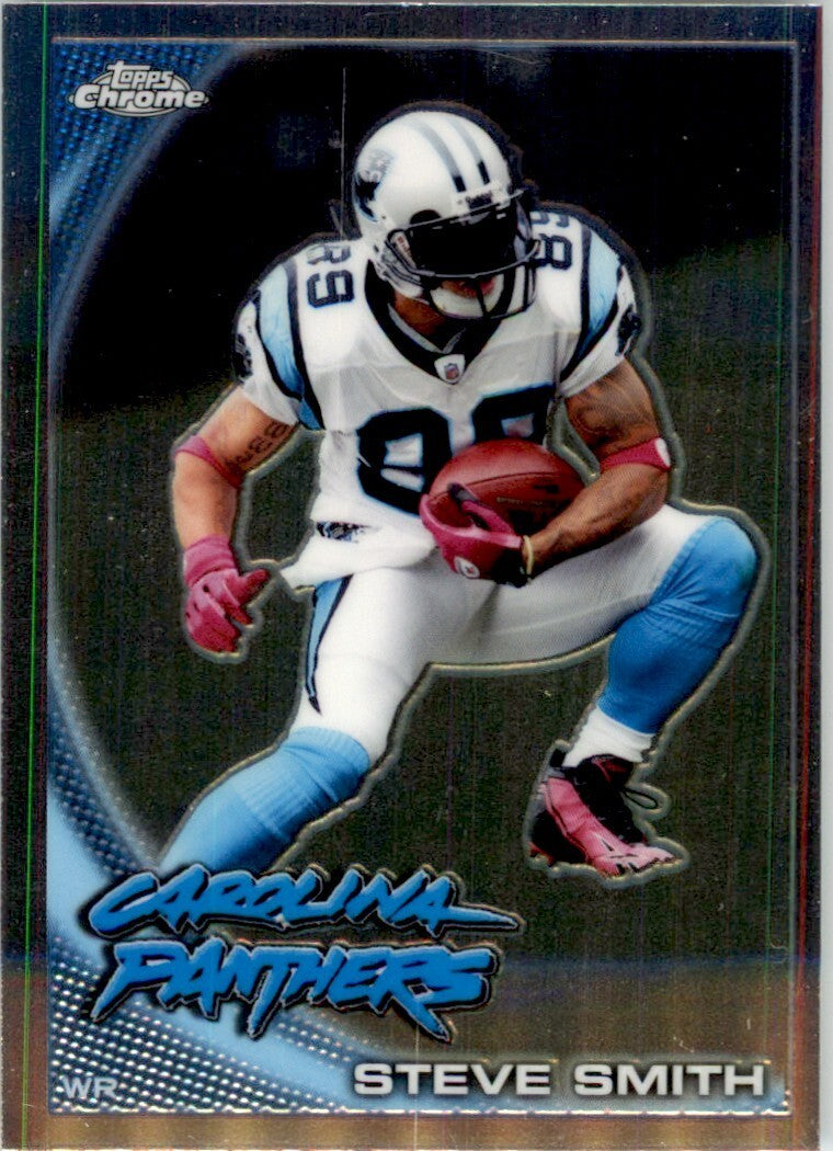 2010 TOPPS CHROME STEVE SMITH CAROLINA PANTHERS #C57