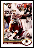 1991 Upper Deck High # Seriess Brian Mitchell Washington Redskins #691