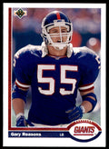 1991 UPPER DECK HIGH # SERIESS GARY REASONS NEW YORK GIANTS #578