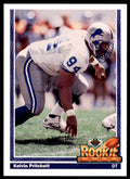 1991 UPPER DECK HIGH # SERIESS KELVIN PRITCHEETT ROOKIE DALLAS COWBOYS #641