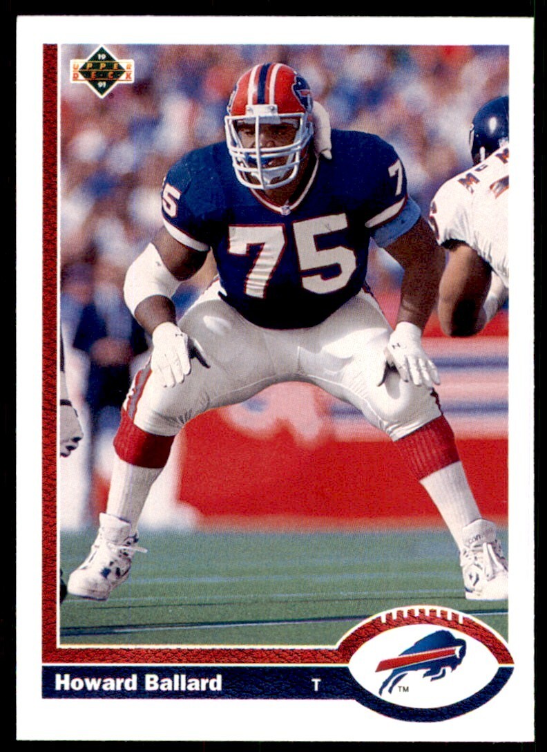 1991 UPPER DECK HIGH # SERIES HOWARD BALLARD BUFFALO BILLS #506