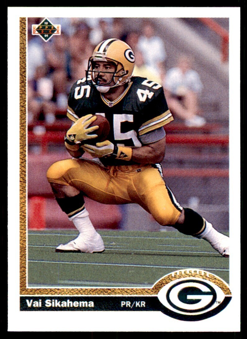 1991 Upper Deck High # Series Vai Sikahema Green Bay Packers #540
