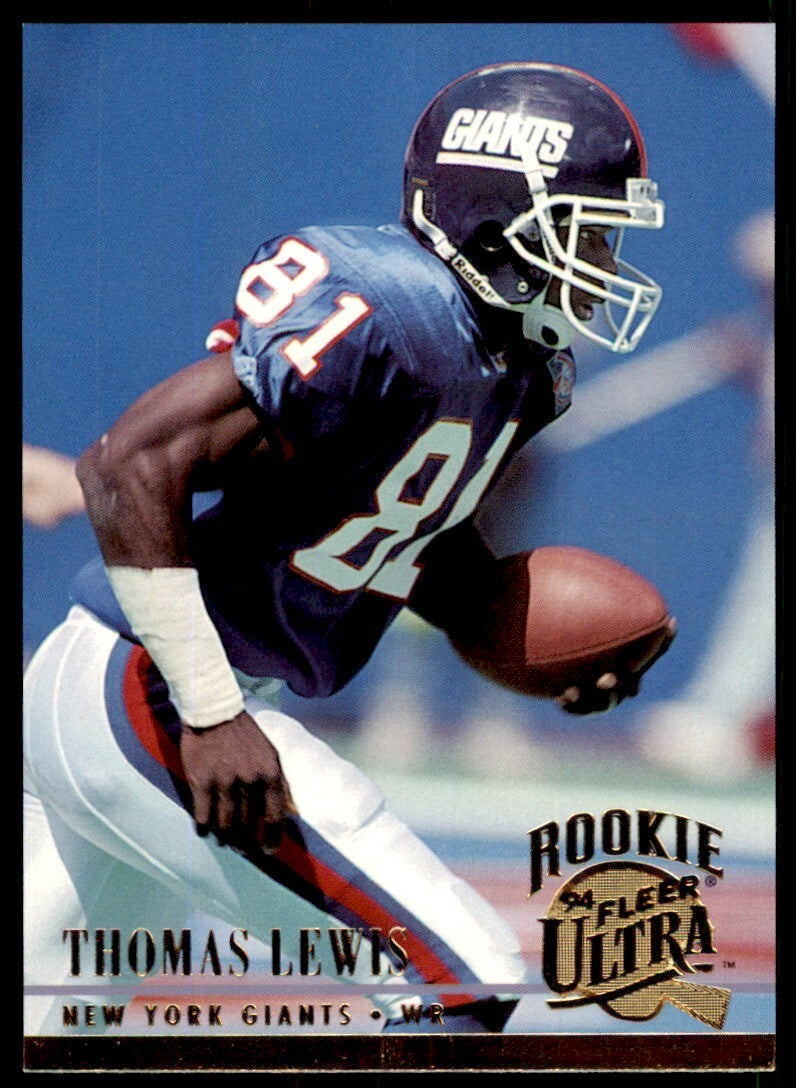 1994 FLEER ULTRA THOMAS LEWIS ROOKIE NEW YORK GIANTS #465