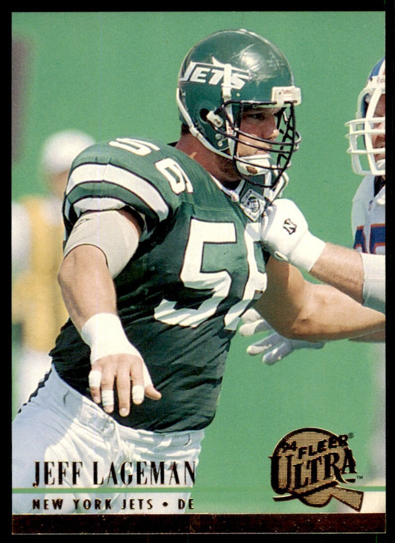 1994 FLEER ULTRA JEFF LAGEMAN NEW YORK JETS #470