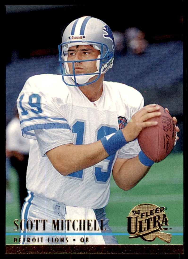 1994 FLEER ULTRA SCOTT MITCHELL DETROIT LIONS #386
