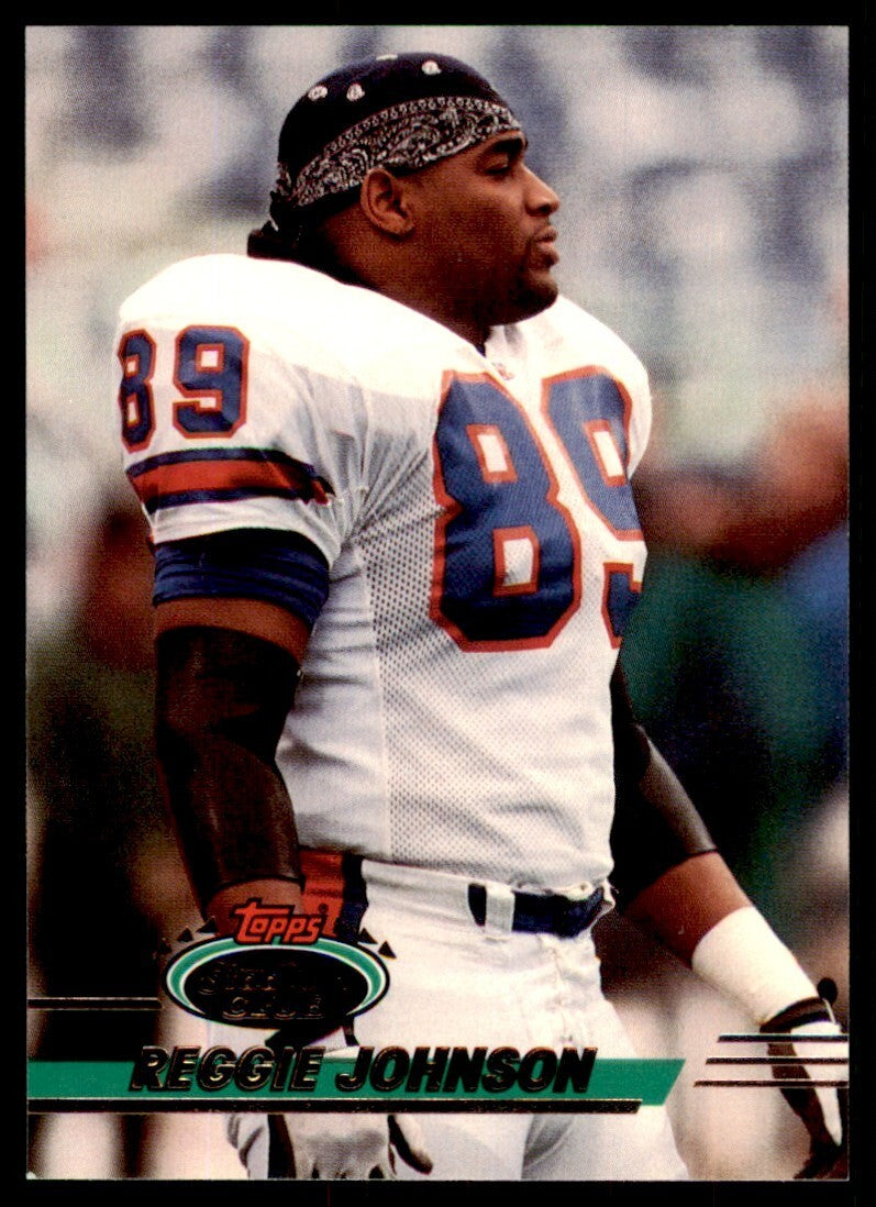 1993 STADIUM CLUB REGGIE JOHNSON DENVER BRONCOS #365